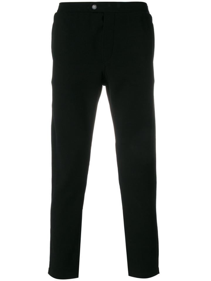 Jo No Fui Logo Patch Trousers - Black