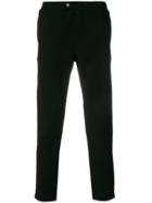 Jo No Fui Logo Patch Trousers - Black