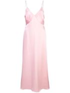 Adam Lippes Flared Slip Dress - Pink