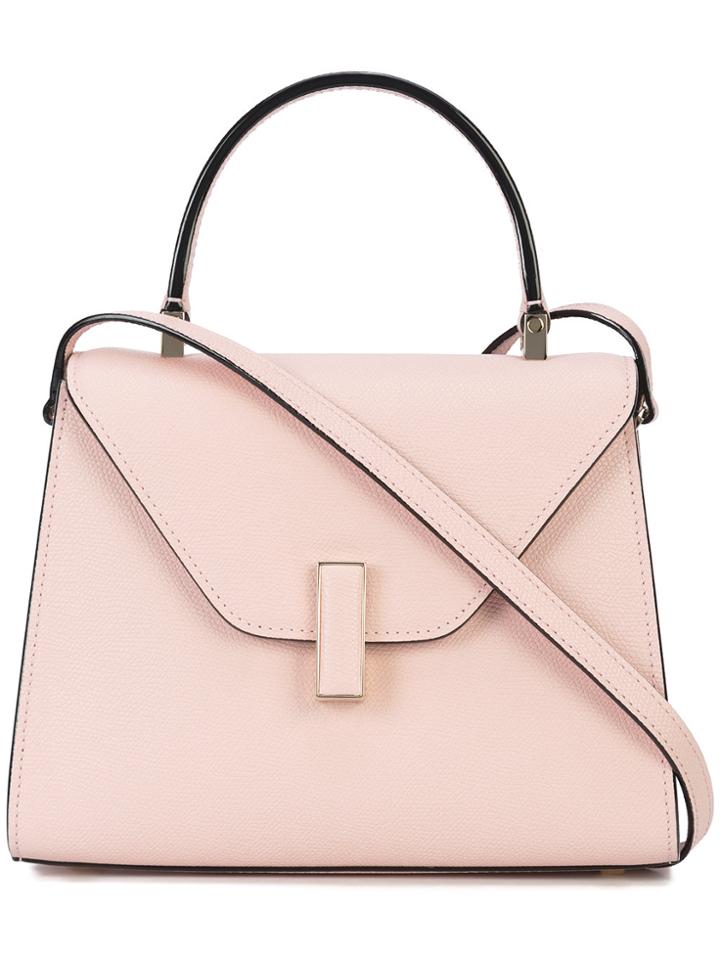 Valextra Iside Crossbody Bag - Pink & Purple