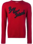 Sun 68 'boy Friend' Jumper, Size: Medium, Red, Cotton/wool