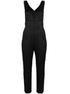 Pleats Please By Issey Miyake Sleeveless Pleated Jumpsuit - Black