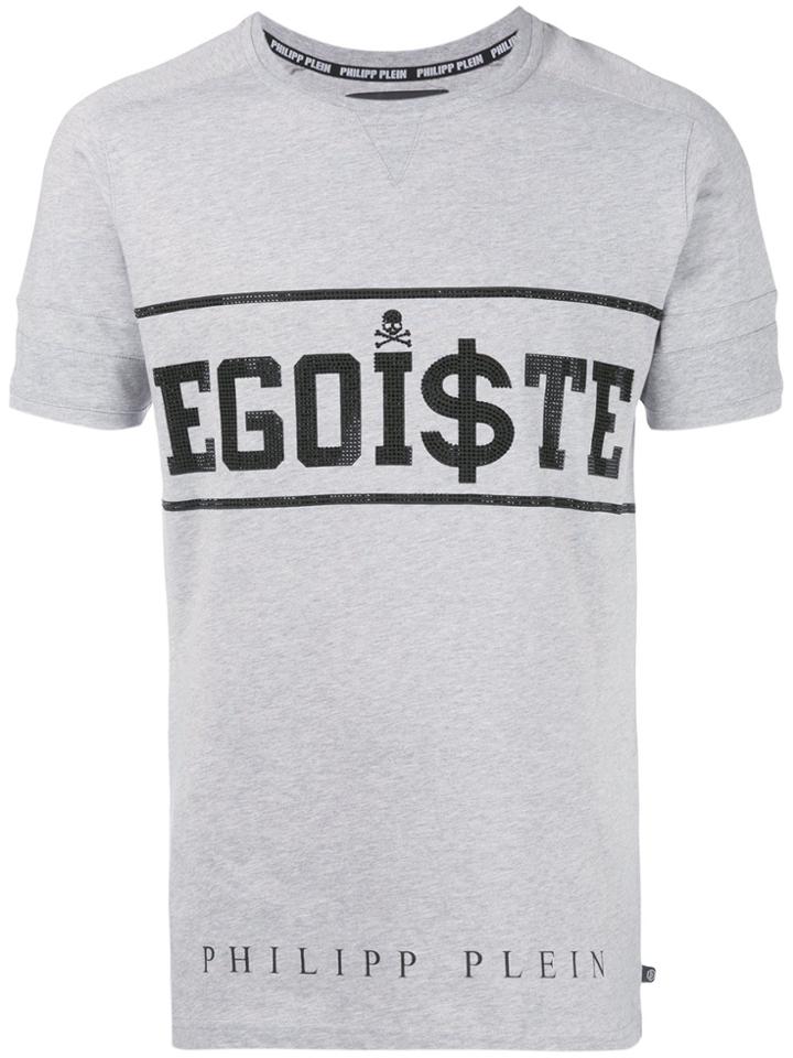 Philipp Plein Egoiste T-shirt - Grey