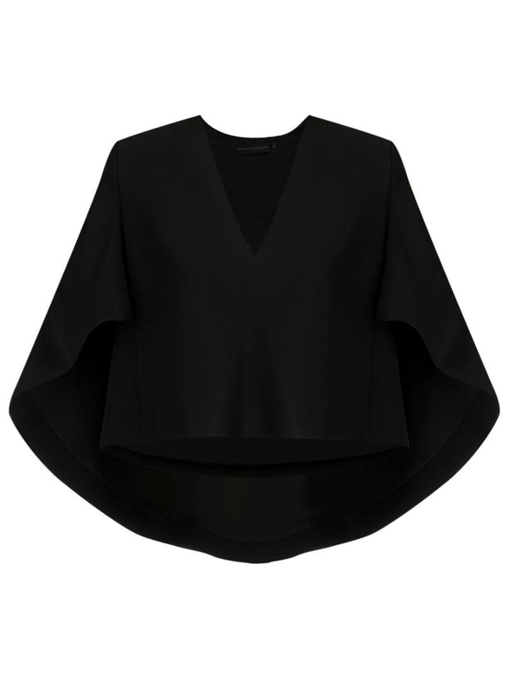 Giuliana Romanno V-neck Blouse, Women's, Size: 38, Black, Polyamide/acetate