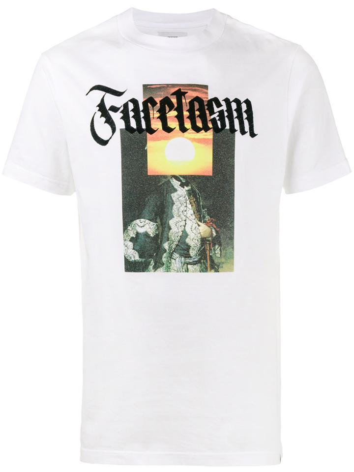 Facetasm Slogan Front T-shirt - White