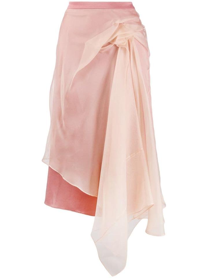 Sies Marjan Nadine Crepe Bunched Skirt - Neutrals