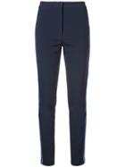 Yigal Azrouel Tapered Stripe Trousers - Blue