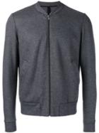 Harris Wharf London Zipped Lightweight Jacket, Men's, Size: 48, Grey, Wool