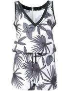 Liu Jo Relaxed Summer Playsuit - White