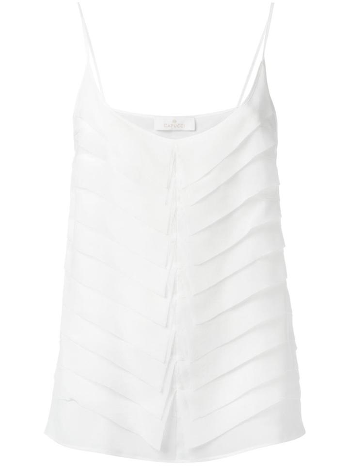 Capucci Layered Cami Top - White