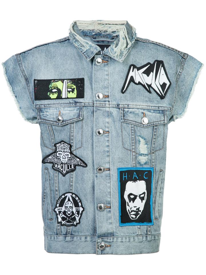 Haculla Mad Max Denim Vest - Blue
