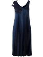 P.a.r.o.s.h. Piano Dress, Size: Xs, Blue, Polyester