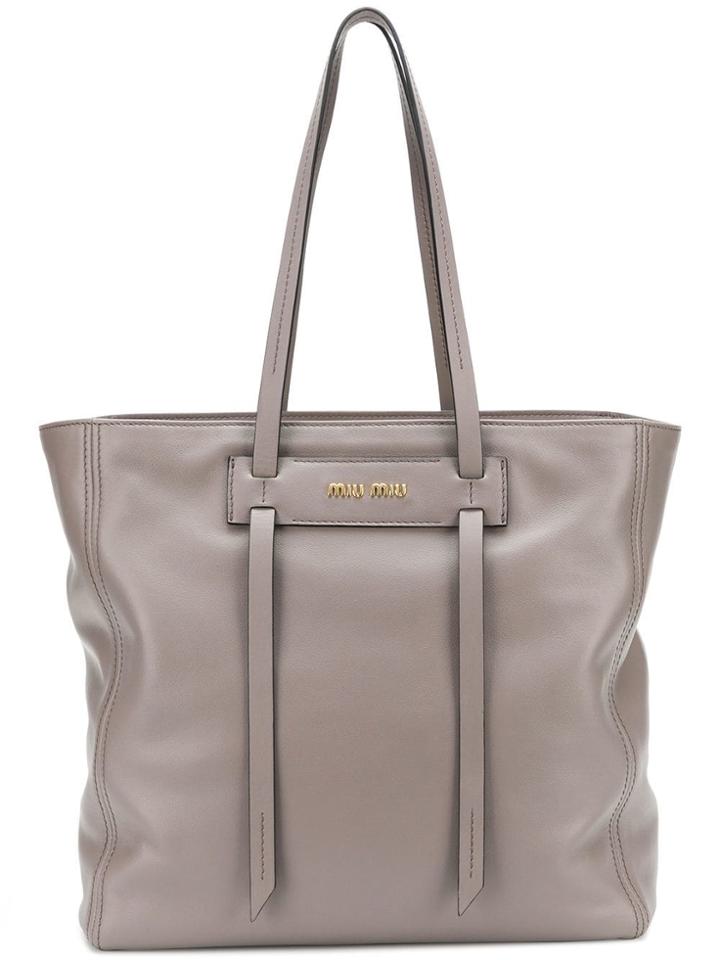 Miu Miu Grace Tote - Grey