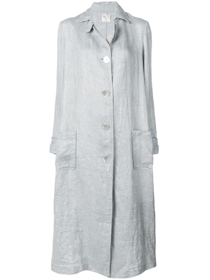 Forte Forte Oversized Coat - Blue