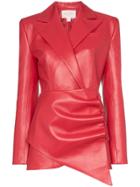 Matériel Gathered Asymmetric Blazer