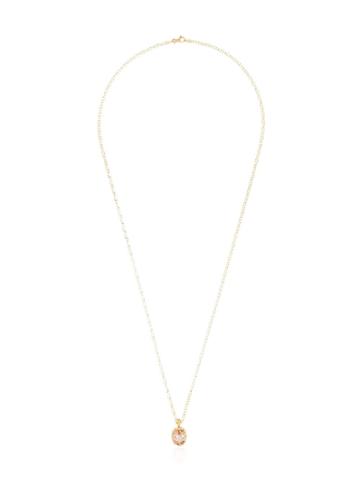 Anais Rheiner 18k Gold And Morganite Pendant Necklace - Metallic