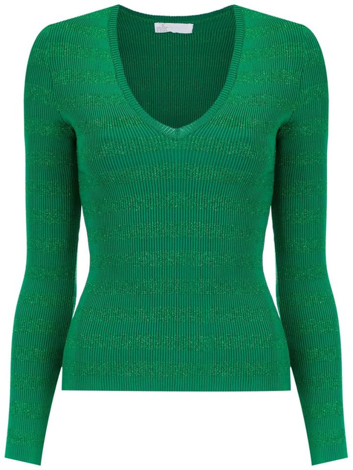 Nk Knit Blouse - Green