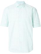 Cerruti 1881 Short Sleeve Checked Shirt - Green