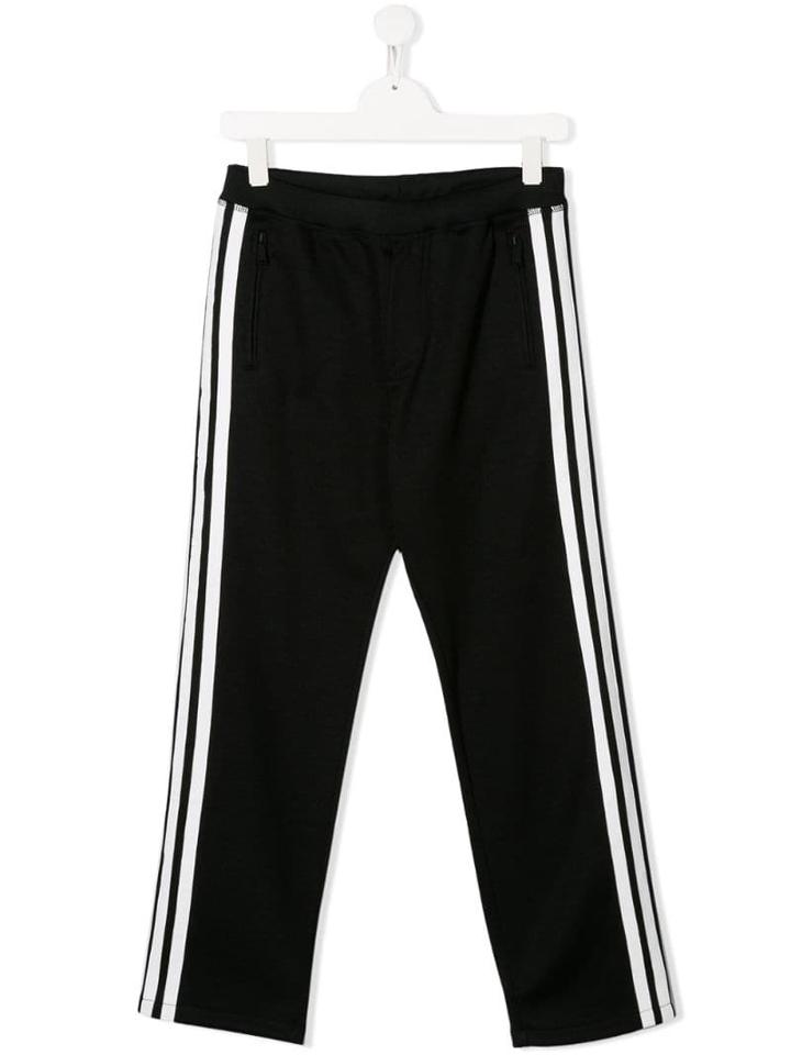 Dsquared2 Kids Side Stripe Trousers - Black