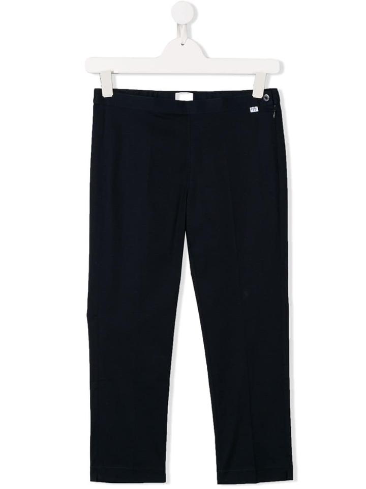 Il Gufo Slim-fit Tailored Trousers - Blue