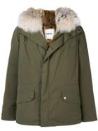 Yves Salomon Army Fur Lined Parka - Green