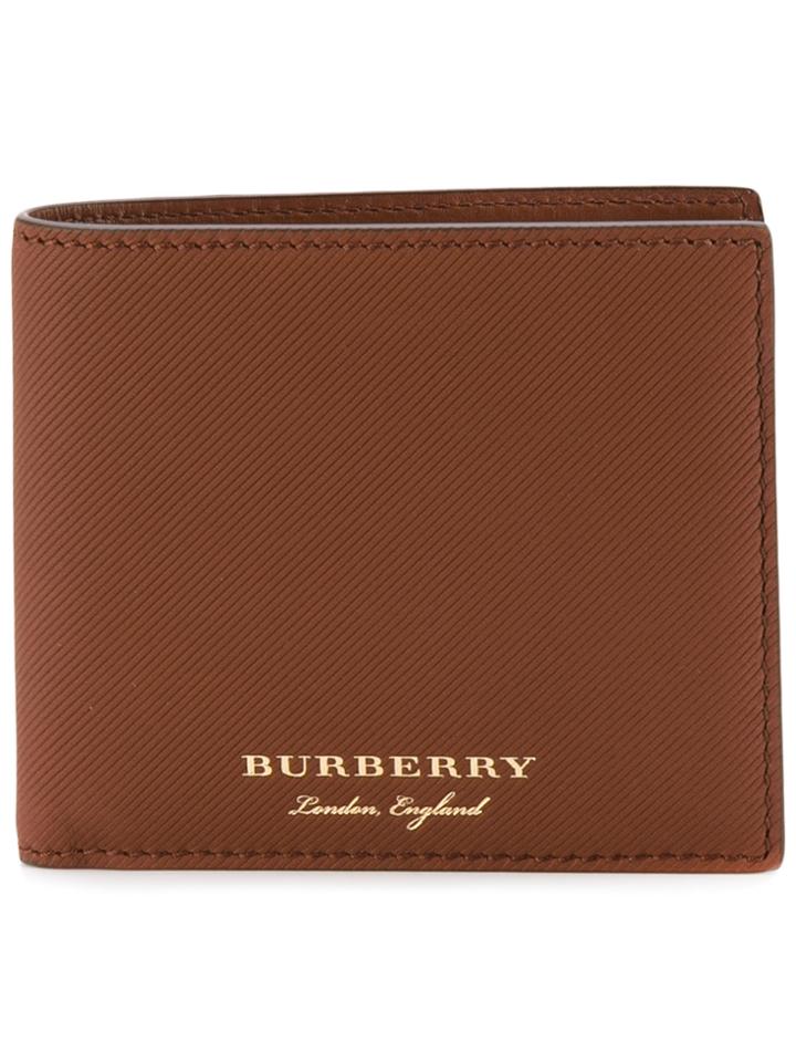 Burberry Billfold Wallet - Brown