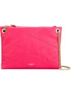 Lanvin 'sugar' Shoulder Bag, Women's, Pink/purple, Lamb Skin/polyester/cotton