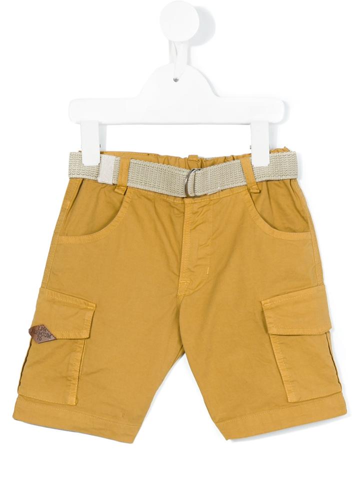 Lapin House - Cargo Shorts - Kids - Cotton/linen/flax/spandex/elastane - 10 Yrs, Yellow/orange