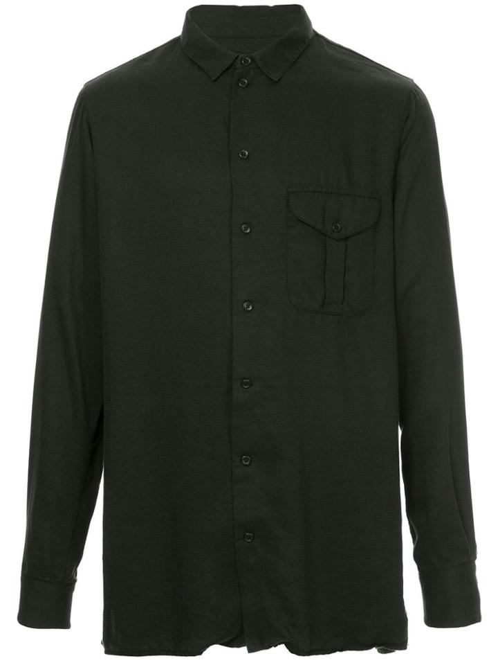 Bassike Casual Button Down Shirt - Black