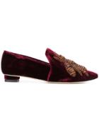 Sanayi 313 Pointed Loafers - Pink & Purple