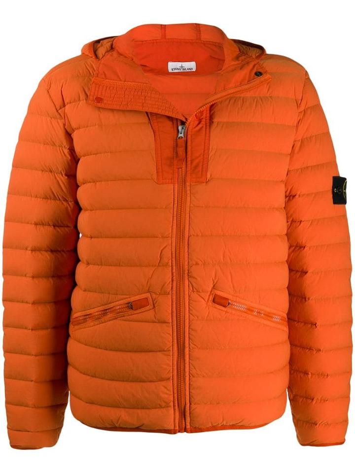 Stone Island Shell Puffer Jacket - Orange