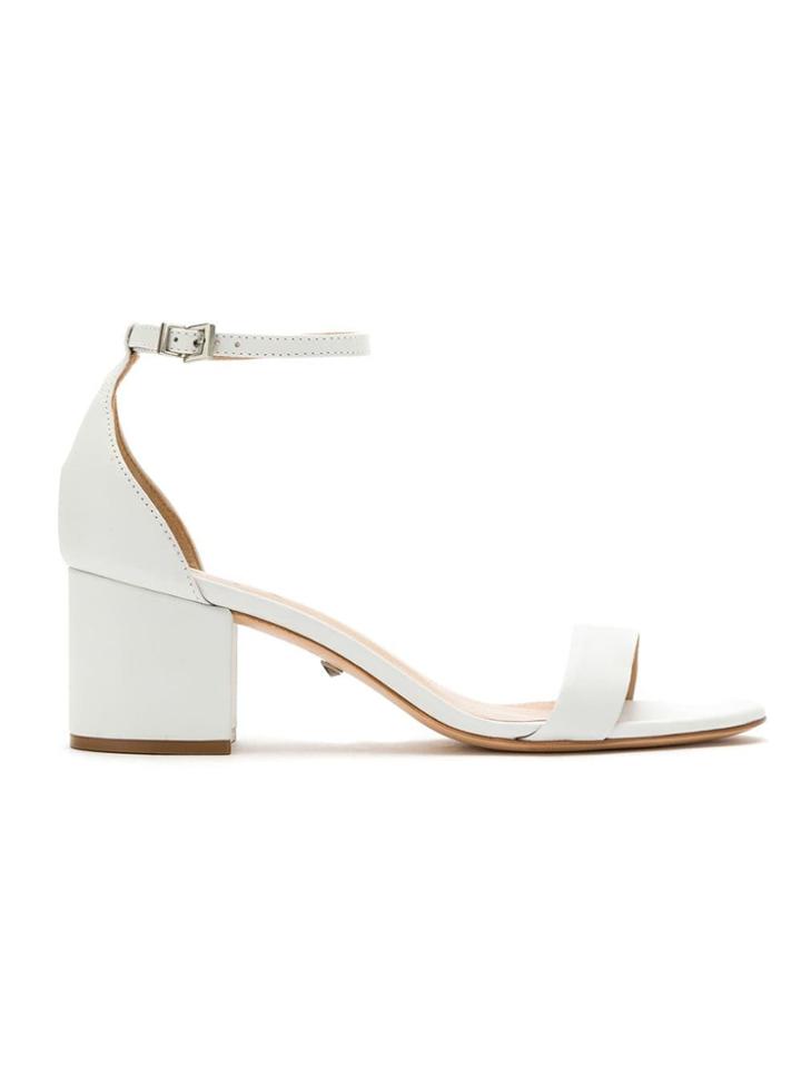 Schutz Schutz S2000100700044 White Leather/fur/exotic Skins->leather