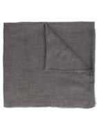 Denis Colomb 'mustang' Solid Shawl, Adult Unisex, Grey, Cashmere
