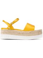 Miu Miu Platform Sandals - Yellow
