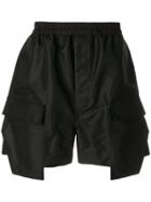 Rick Owens Side Pockets Designed Shorts - Black