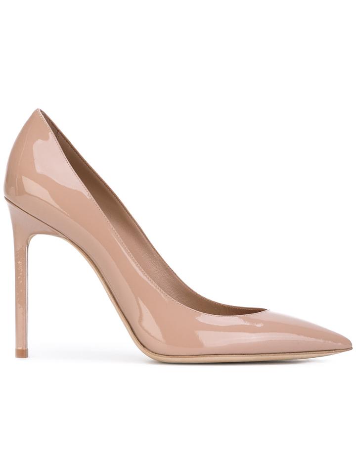 Saint Laurent Anja 105 Pumps - Nude & Neutrals