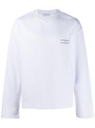 Ih Nom Uh Nit Runway Division Print Sweatshirt - White