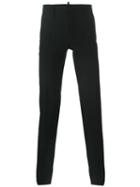 Dsquared2 Slim Tailored Trousers, Men's, Size: 50, Black, Silk/cotton/virgin Wool
