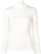 Mm6 Maison Margiela Turtleneck Fitted Top - White