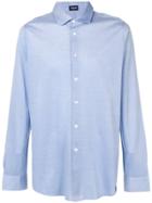 Drumohr Long-sleeved Shirt - Blue
