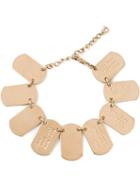 Christian Dior Vintage Dog Tag Bracelet