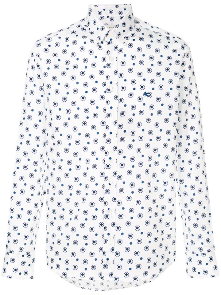 Etro Geometric Print Shirt - White