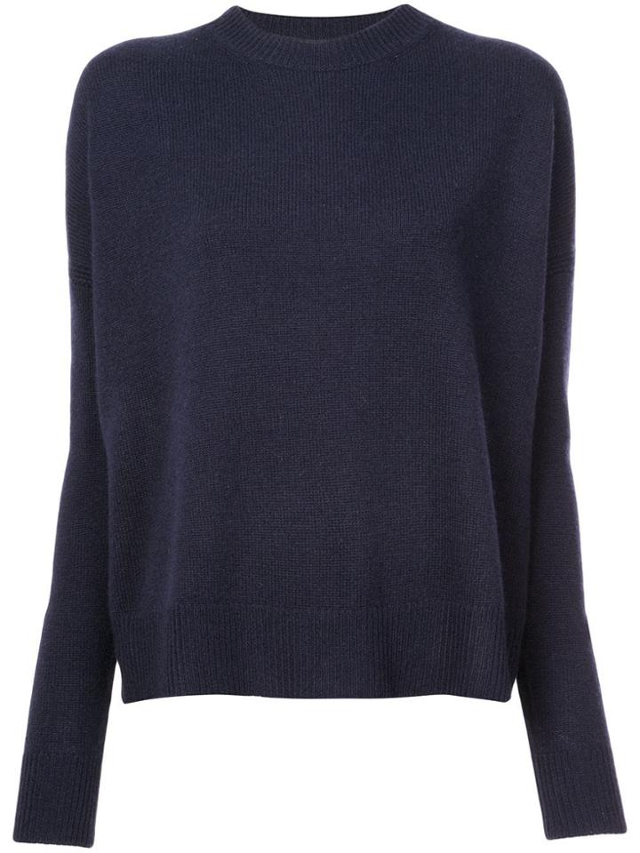 Derek Lam 10 Crosby Mullholland Crew Neck Jumper - Blue