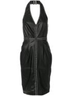 Diesel Studded Halterneck Dress - Black
