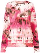 Msgm Tie-dye Top - Pink