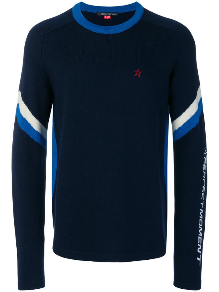 Perfect Moment Pm Fine-knit Jumper - Blue