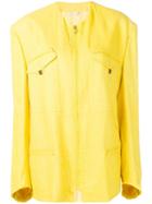 Versace Pre-owned 1980's Zip-front Jacket - Yellow
