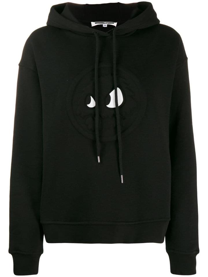 Mcq Alexander Mcqueen Monster Code Hoodie - Black