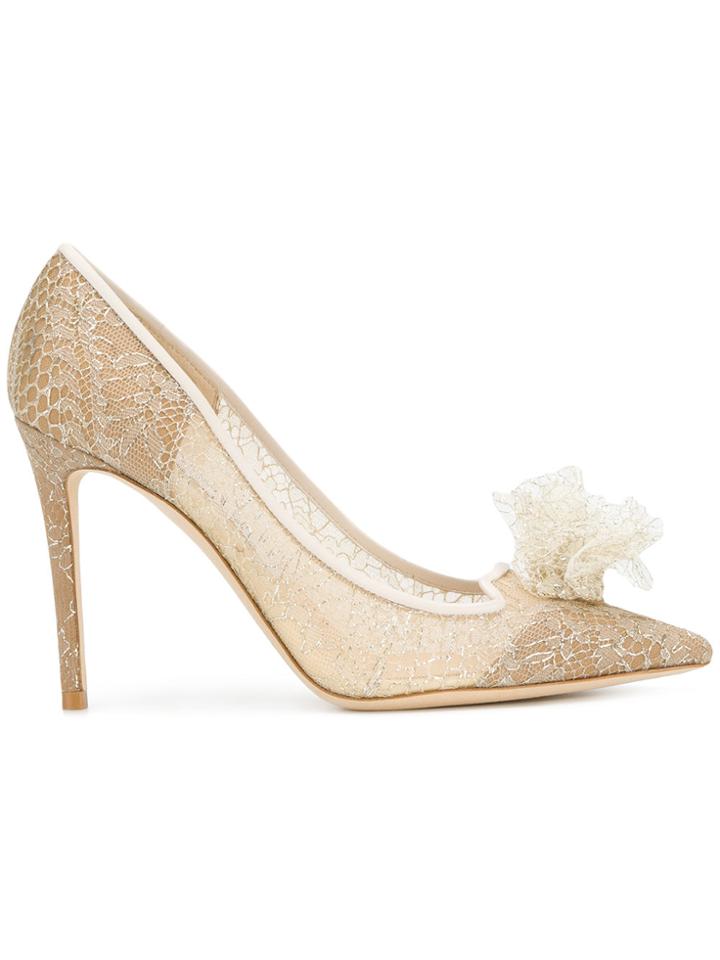 Jimmy Choo Estelle 100 Pumps - Nude & Neutrals