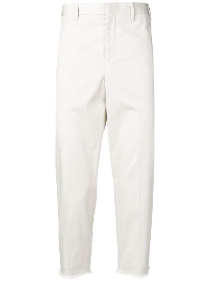 Neil Barrett Tailored Cropped Trousers - Neutrals